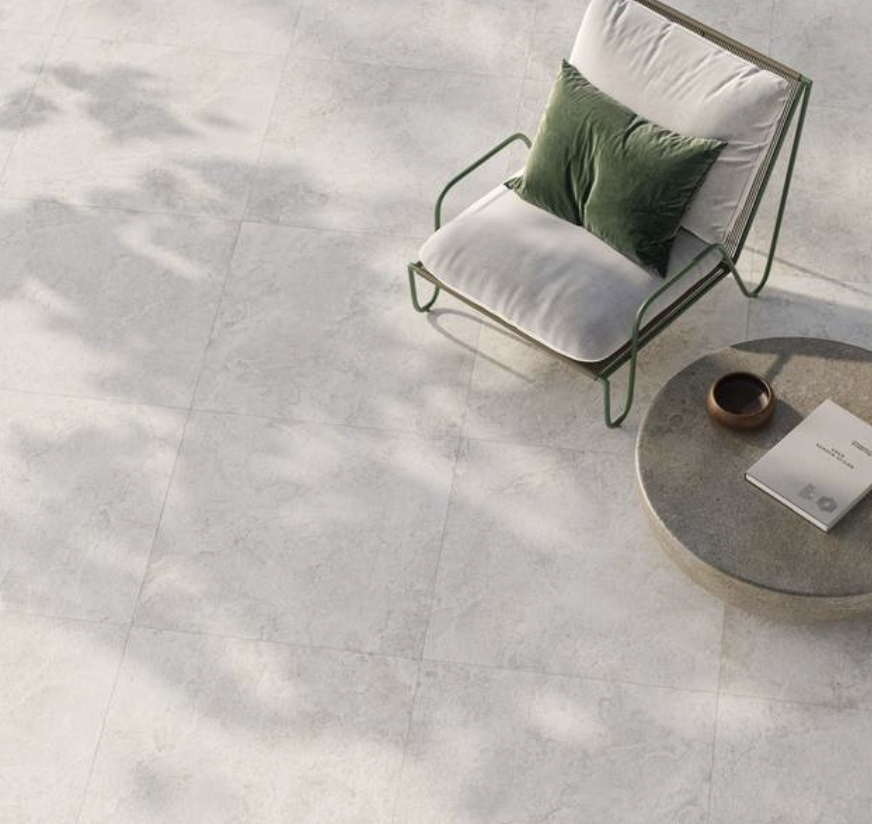 Terrasse en carrelage 20mm